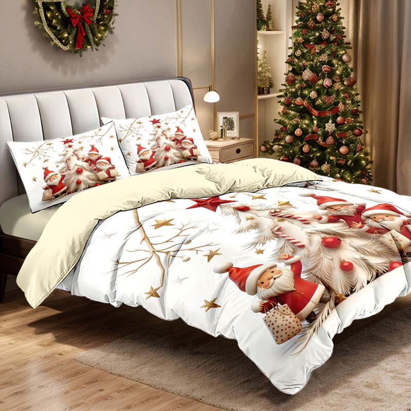 Inyarae - Set di Biancheria da Letto di Natale