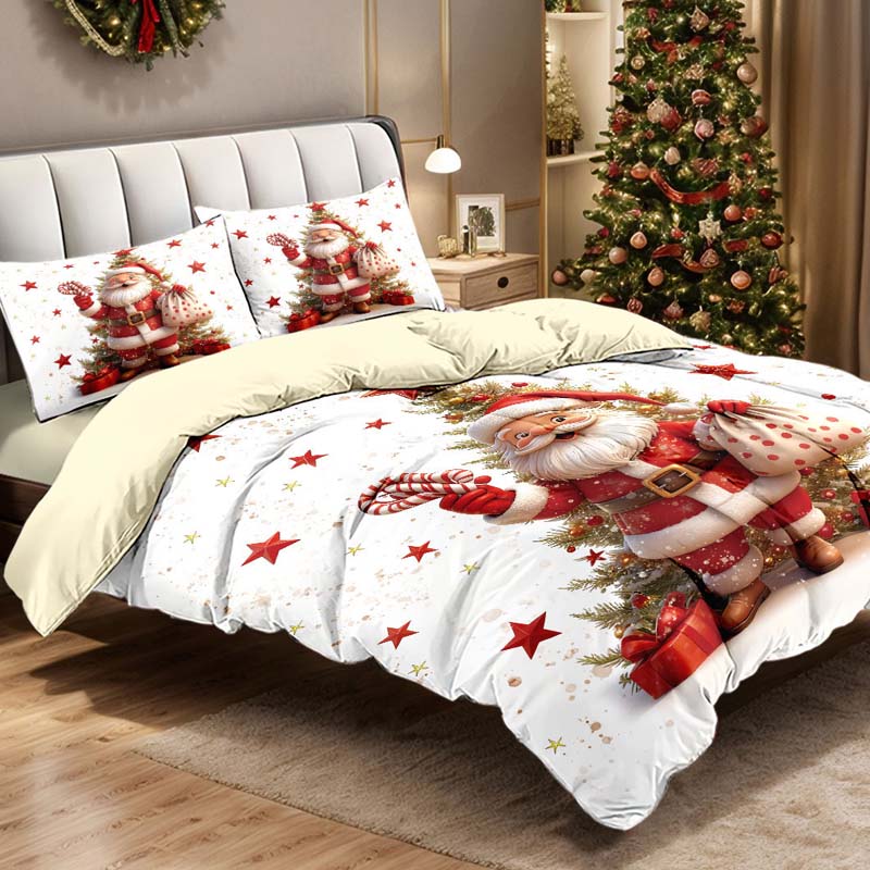 Inyarae - Set di Biancheria da Letto di Natale