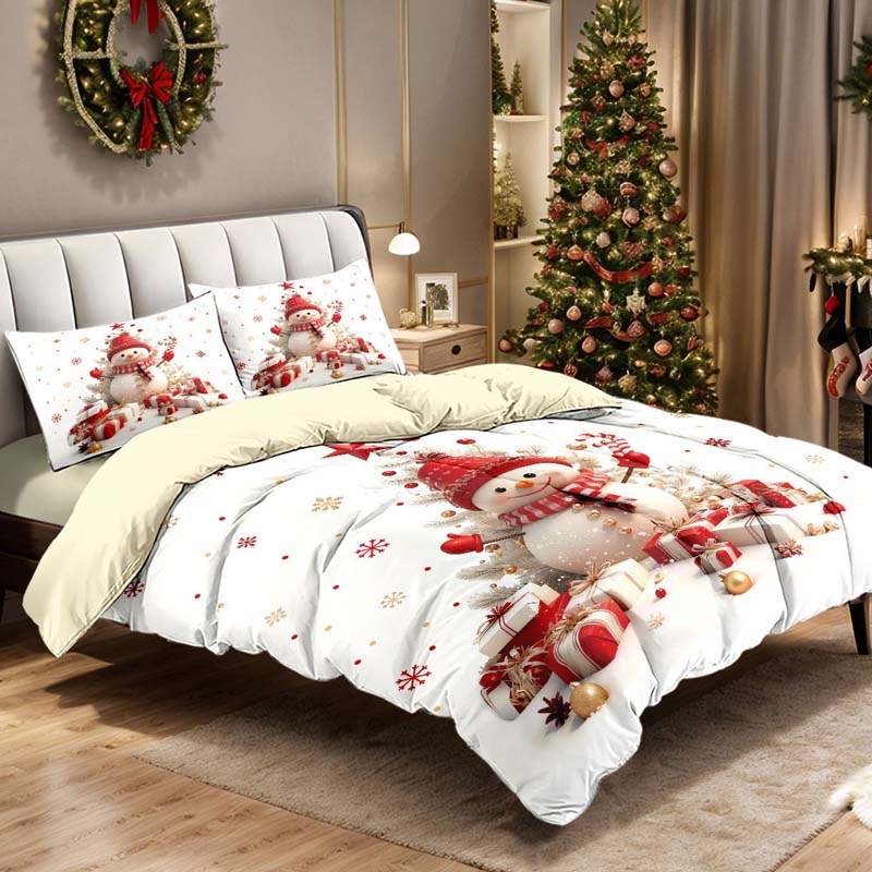 Inyarae - Set di Biancheria da Letto di Natale