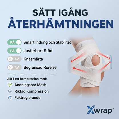 Xwrap™ – Justerbart knäbandage
