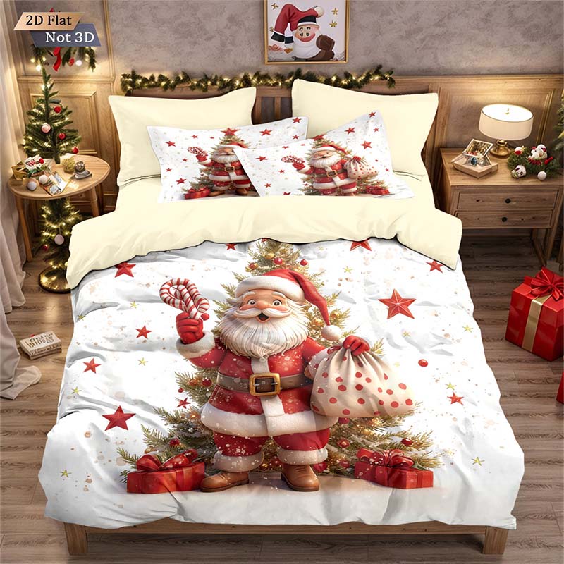 Inyarae - Set di Biancheria da Letto di Natale