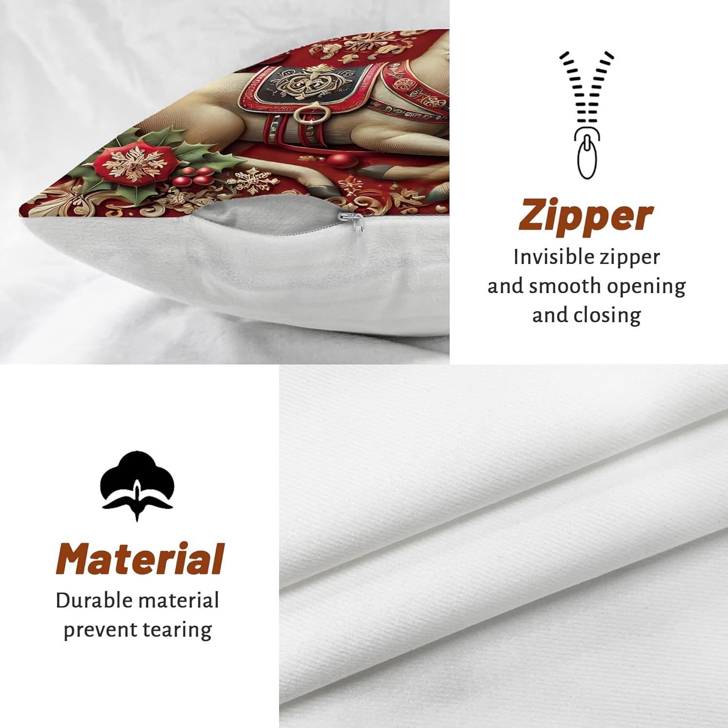 Bellora - Fodere Decorative per Cuscini di Natale